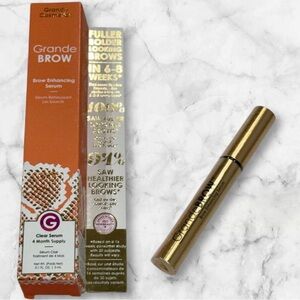 GRANDE COSMETICS Grande BROW  Brow Enhancing Clear Serum 4 Month Supply 3mL NEW